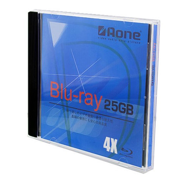 Pcdirectuk.com | Aone (Blu-ray) BD-R 25GB 4x Speed Single Layer Disc ...