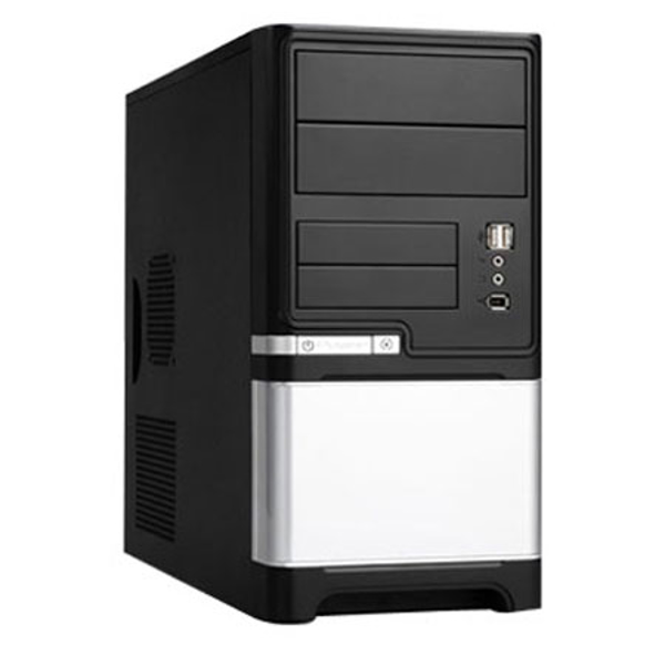 Picture of PcNet MicroATX Black & Silver with 450w PSU
