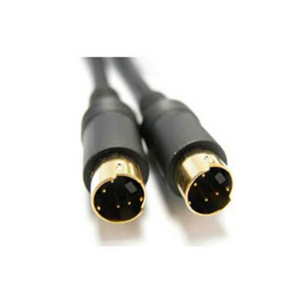 Picture of S-video cable SVHS (S-video) Plug to Plug Video Cable - Gold - 1.8m