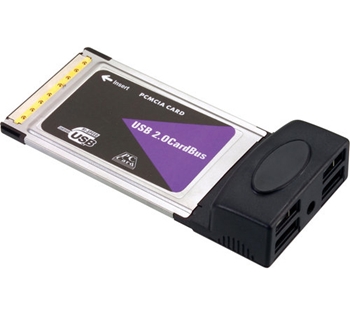 Picture of PCMCIA 4 Port USB 2.0 Cardbus