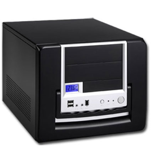 Picture of Eye E-Cube Micro ATX Black Case with Window and 650w PSU.