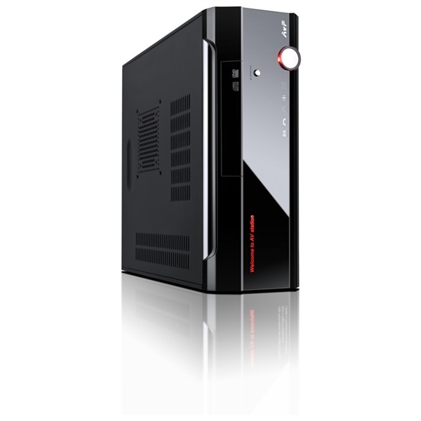 Picture of AVP Gladius  HTPC Media Case Black Red LED 450W PSU