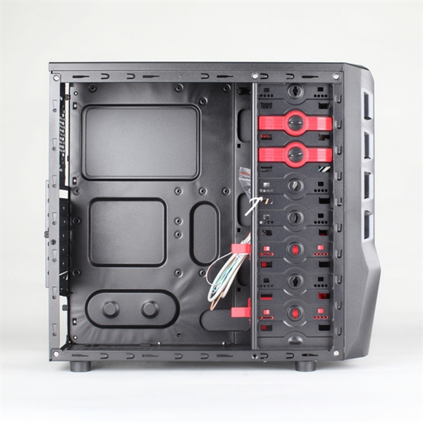 Picture of Phoenix Mid Tower Black Blue LED Mesh Front