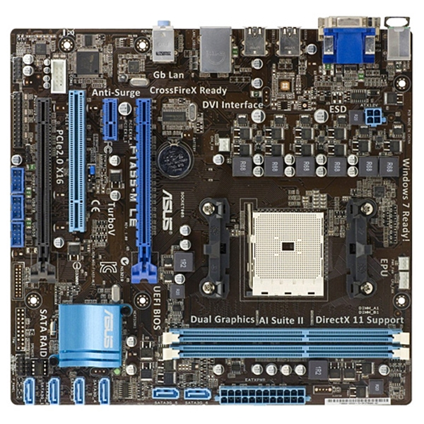 Picture of Asus F1A55-M LE Motherboard Integrated AMD Radeon HD 6000 