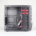 Picture of Cavalier Mid Tower Black Blue LED Mesh Front
