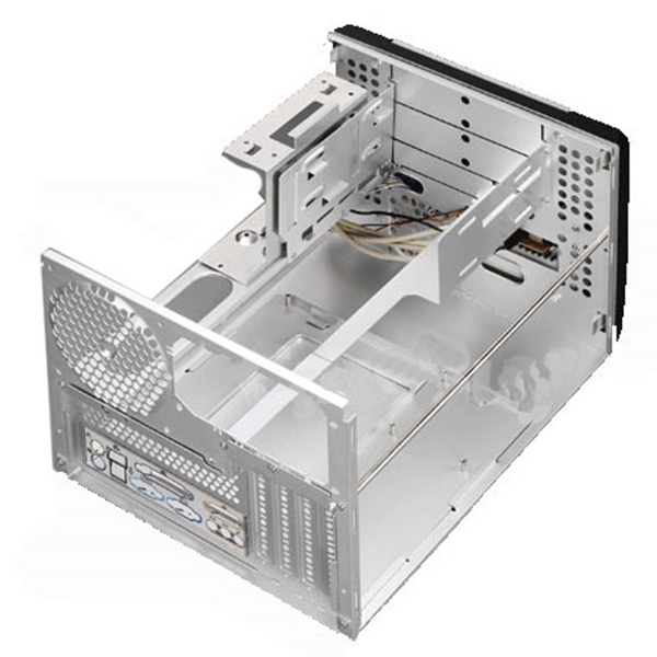Picture of Eye E-Cube Micro ATX Black Case with Window and 650w PSU.
