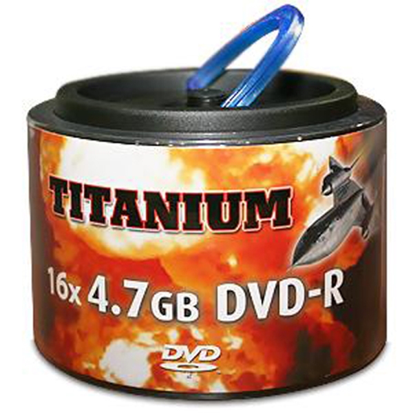 Picture of DataWrite Titanium DVD-R 16x 4.7GB Branded
