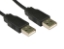Picture of USB 2.0 Data Cable A Male to A Male - Black