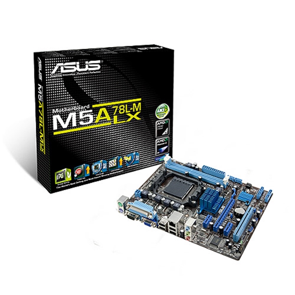 Picture of Asus M5A78L-M LE AMD 760G DDR3 PCI-Express Motherboard