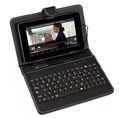 Picture of  Leather Style Cover Case with USB Keyboard for 7" inch Tablet PDA Android PC