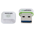 Picture of Mushkin 16GB USB 3.0 Memory Pen, Atom Series, Nano Size, White-Green