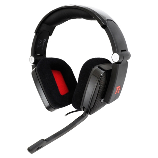 Thermaltake Shock Gaming Headset Black with Microphone Foldable HT