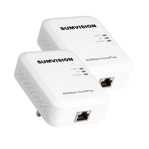 Picture of Sumvision 1000Mbps HomePlug Kit Powerline Network Plugs