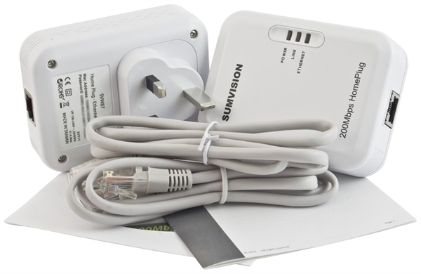 Picture of Sumvision 1000Mbps HomePlug Kit Powerline Network Plugs