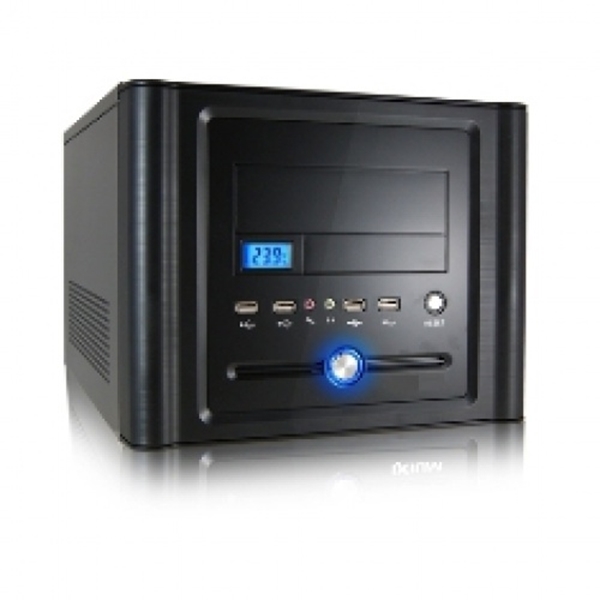 Picture of AvP E-CUTE Y907BK Black Cube Case Aluminium LCD Display