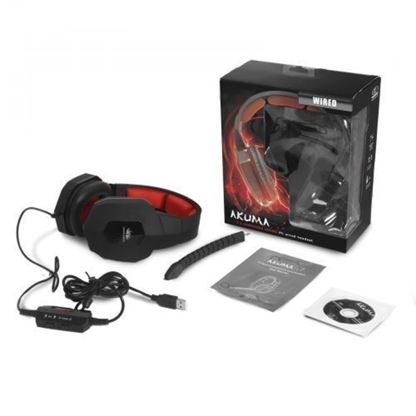 Picture of Nemesis Akuma Wired 7.1 Surround Sound USB Gaming Headset