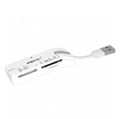 Picture of External Multi Card Reader, 4 Slot, USB Powered, White