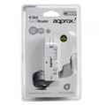 Picture of External Multi Card Reader, 4 Slot, USB Powered, White