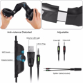 Picture of ONIKUMA Gaming Headset with  Deep Bass Stereo and Microphone Wired Earphone LED light for Computer PC PS4 Laptop Xbox