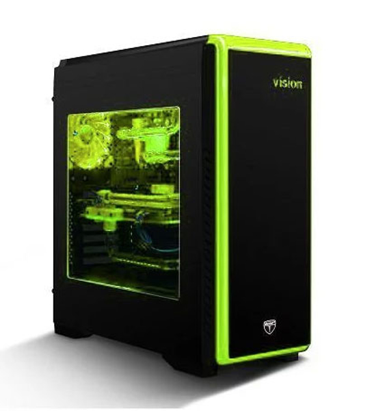 AvP Vision LED Black Mid Tower Case