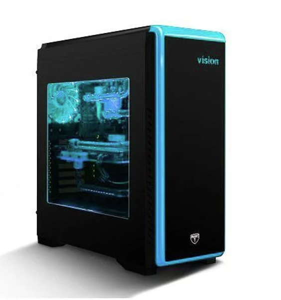 AvP Vision LED Black Mid Tower Case
