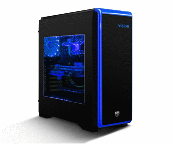 AvP Vision LED Black Mid Tower Case
