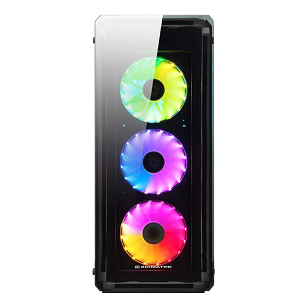 Xigmatek Astro RGB Gunmetal Grey Mid Tower Case