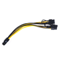 6pin PCI Express to Dual 8pin PCI-e cable