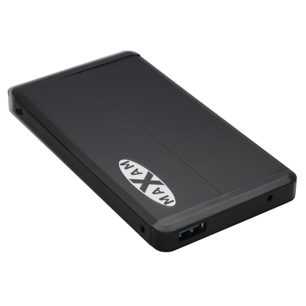 Picture of Maxam USB 3.0 Aluminium 2.5'' SATA External Hard Drive Enclosure - Black