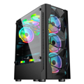 Picture of 1st Player Gaming D4 Mid Tower Case with 4 x RGB Fans Tempered Glass Side Panel