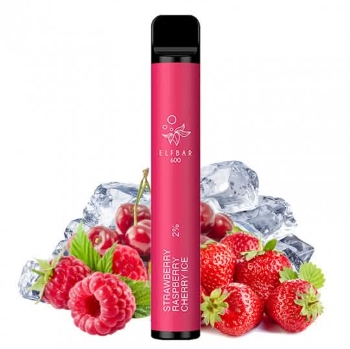 Picture of Elf Bar 600  Strawberry Raspberry Cherry Ice