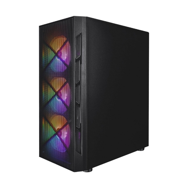 Picture of 1st Player Firebase XP Mid Tower RGB Gaming Case with 6 x RGB Fans