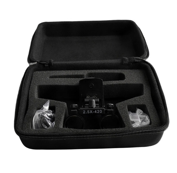 Picture of Dental Binocular Loupe Compound Optic Clip-on Dental Magnifier 2.5X