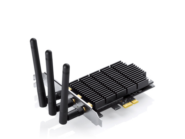 Picture of TP-Link Archer T9E AC1900 Wireless WiFi PCIe Network Adapter Card for PC, with Beamforming and Heatsink Technology