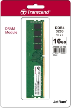 Picture of Transcend 16GB Long-DIMM Memory Module DDR4 3200MHz - JM3200HLE-16G