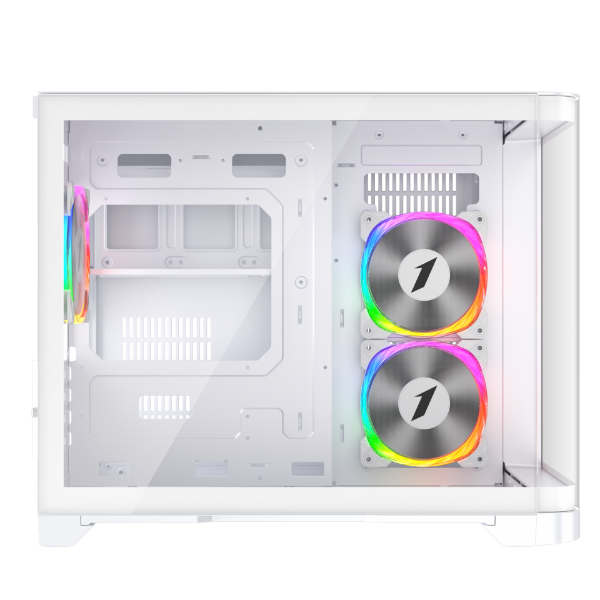 Picture of 1st Player UV6 Micro ATX White Case with 3 RGB Fans