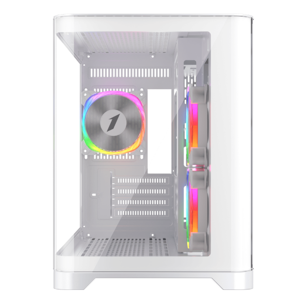 Picture of 1st Player UV6 Micro ATX White Case with 3 RGB Fans