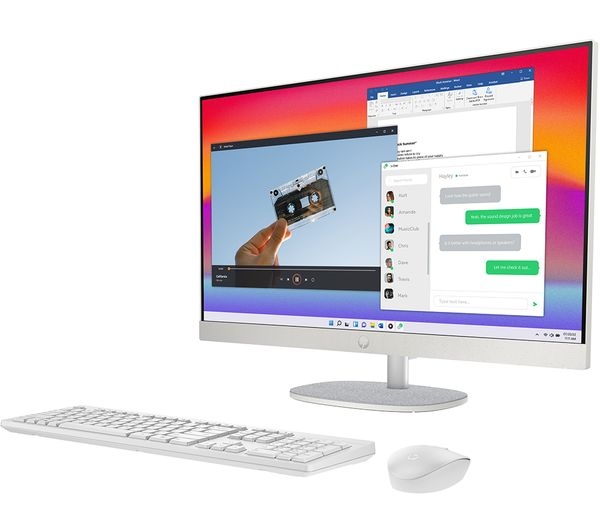 Picture of HP  27" All-in-One PC - Intel Core i7-1355U, 512 GB SSD, White - 27-CR0024NA