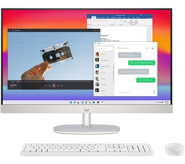 Picture of HP  27" All-in-One PC - Intel Core i7-1355U, 512 GB SSD, White - 27-CR0024NA
