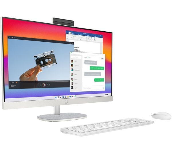 Picture of HP  27" All-in-One PC - Intel Core i7-1355U, 512 GB SSD, White - 27-CR0024NA