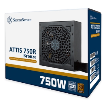Picture of Silverstone ATTIS 750R 80 PLUS Bronze 750W ATX 3.1 ATX Power Supply